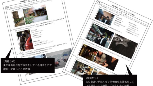 PIO探偵事務所　調査報告書